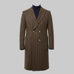 Cappotto BSCT0038LEONE doppio petto a righe