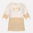 T-Shirt con Dettagli in Oro MORE