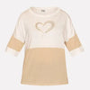 T-Shirt con Dettagli in Oro MORE