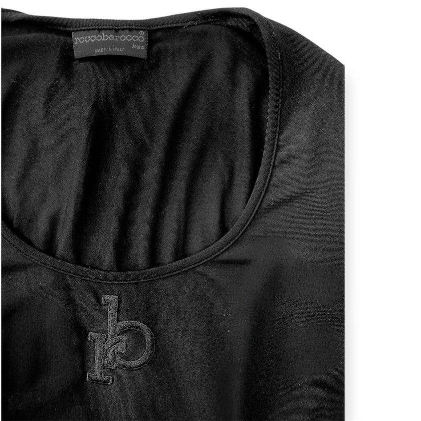 Abito32232630lungoconscolloampioarrotondatoelogo ROCCOBAROCCO