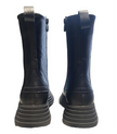 Stivale in pelle con zip e doppia suola alta 8 cm PIXY