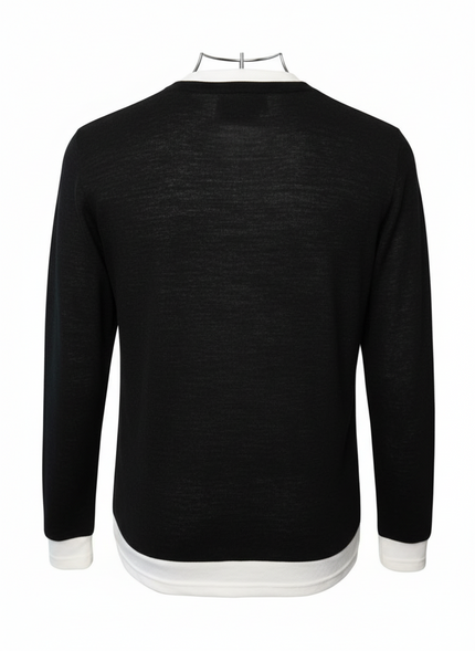 Maglia Giro Collo Micro Trama