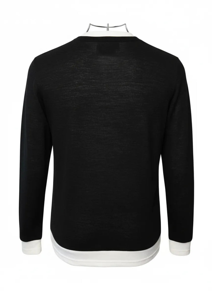 Maglia Giro Collo Micro Trama