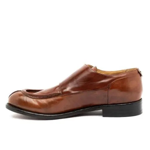 Mocassino In Pelle Con Doppia Fibbia JP/DAVID