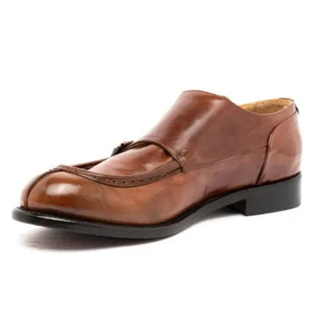 Mocassino In Pelle Con Doppia Fibbia JP/DAVID