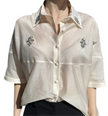 Camicia con Collo Gioiello