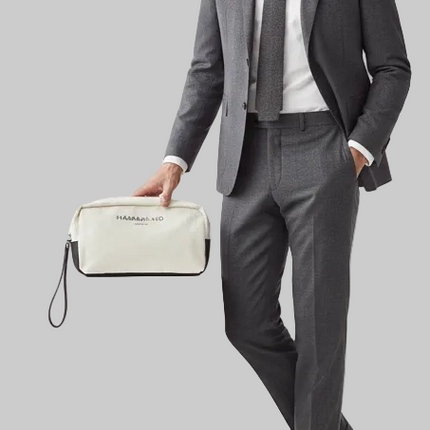 Borsa pochette in tessuto