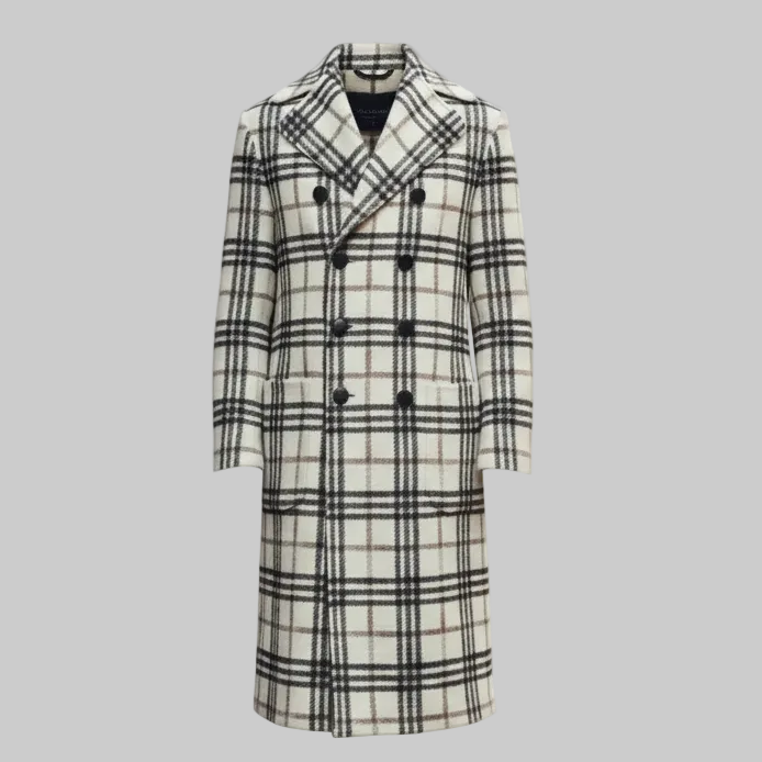 Cappotto 190201B2200 Doppio Petto a Quadroni