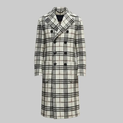 Cappotto 190201B2200 Doppio Petto a Quadroni