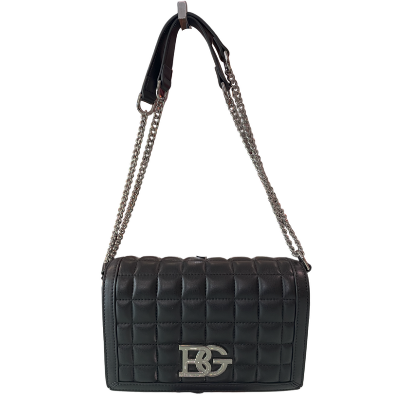 Borsa a tracolla con logo Black BLACK Blugirl Borsa a tracolla con logo Black BLACK Blugirl