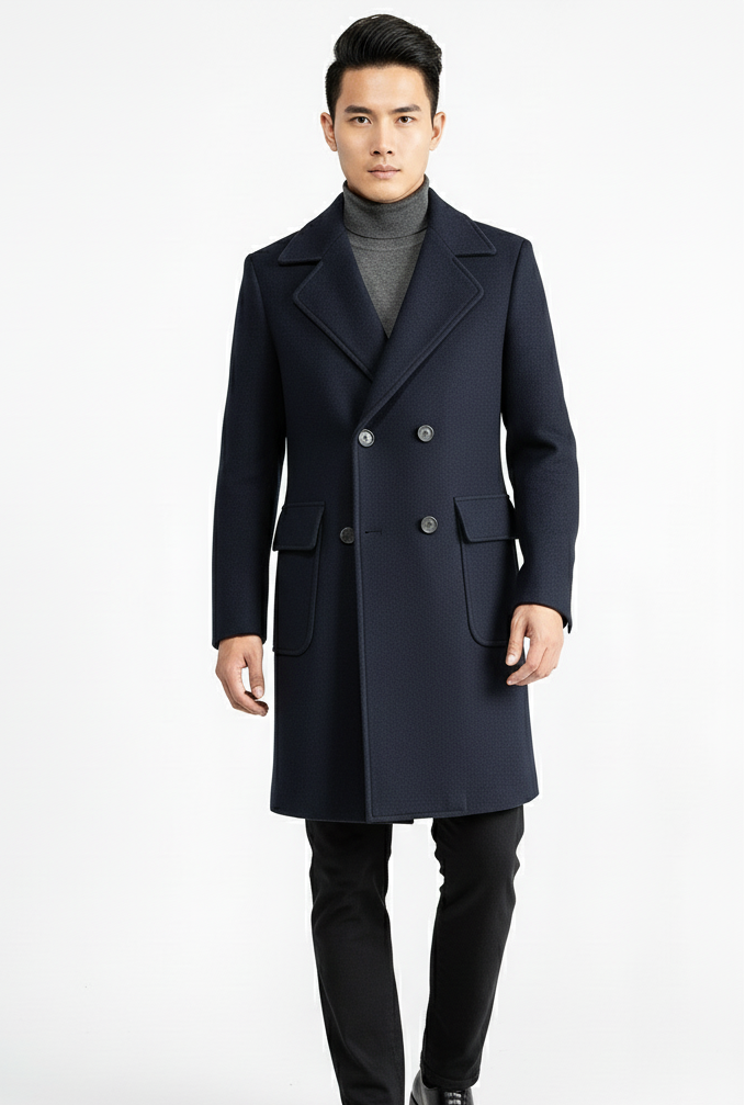 CAPPOTTO 4190 Nebbia DOPPIO PETTO