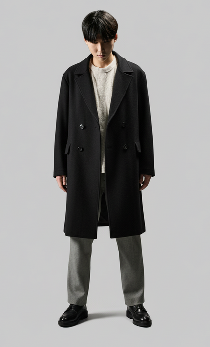 CAPPOTTO 4191 RELAXED FIT DOPPIO PETTO