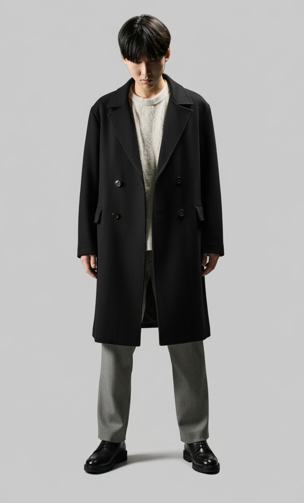 CAPPOTTO 4191 RELAXED FIT DOPPIO PETTO