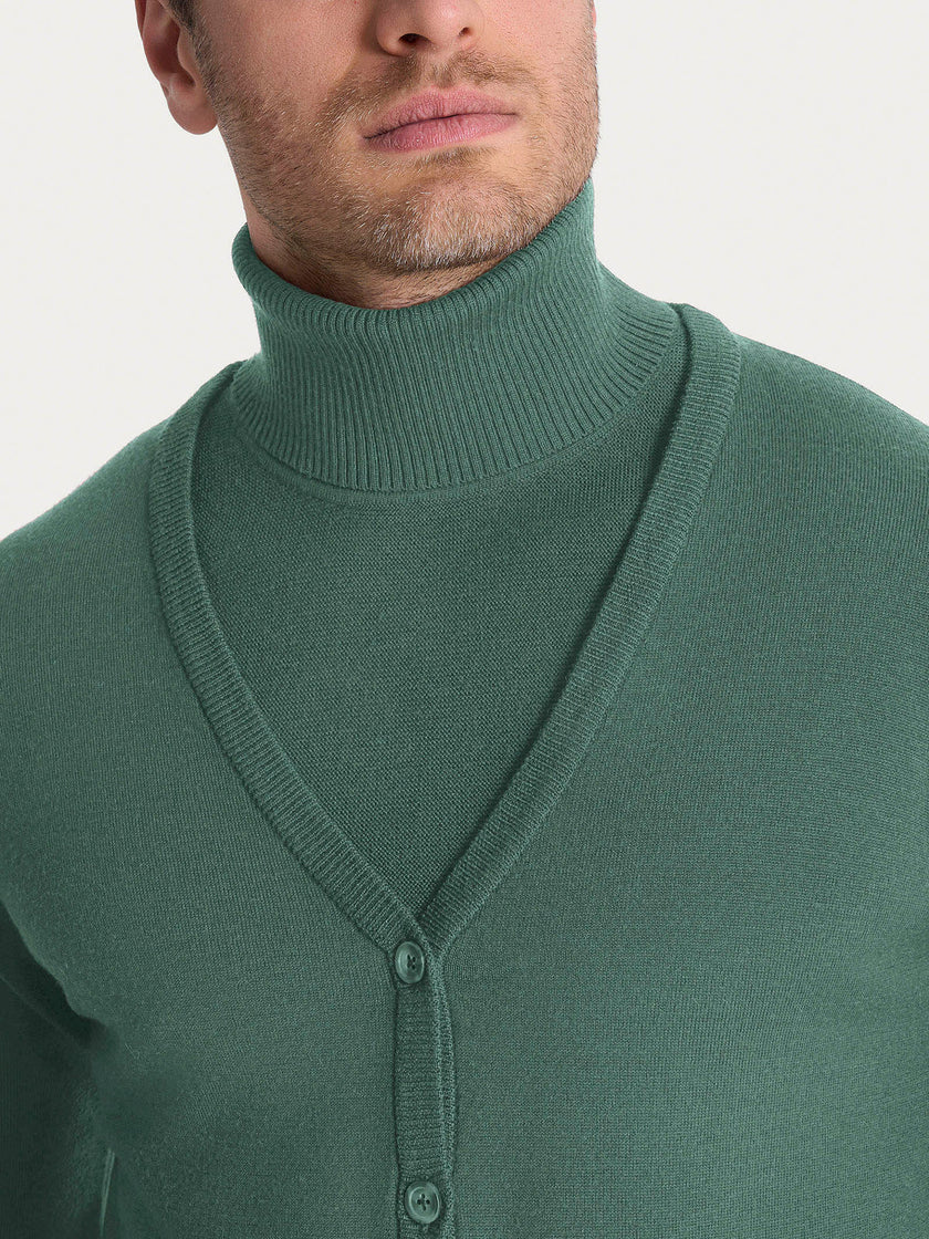 CARDIGAN U854MI IN MAGLIA UNITA