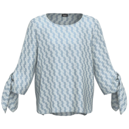 Blusa in twill a fantasia EMME MARELLA
