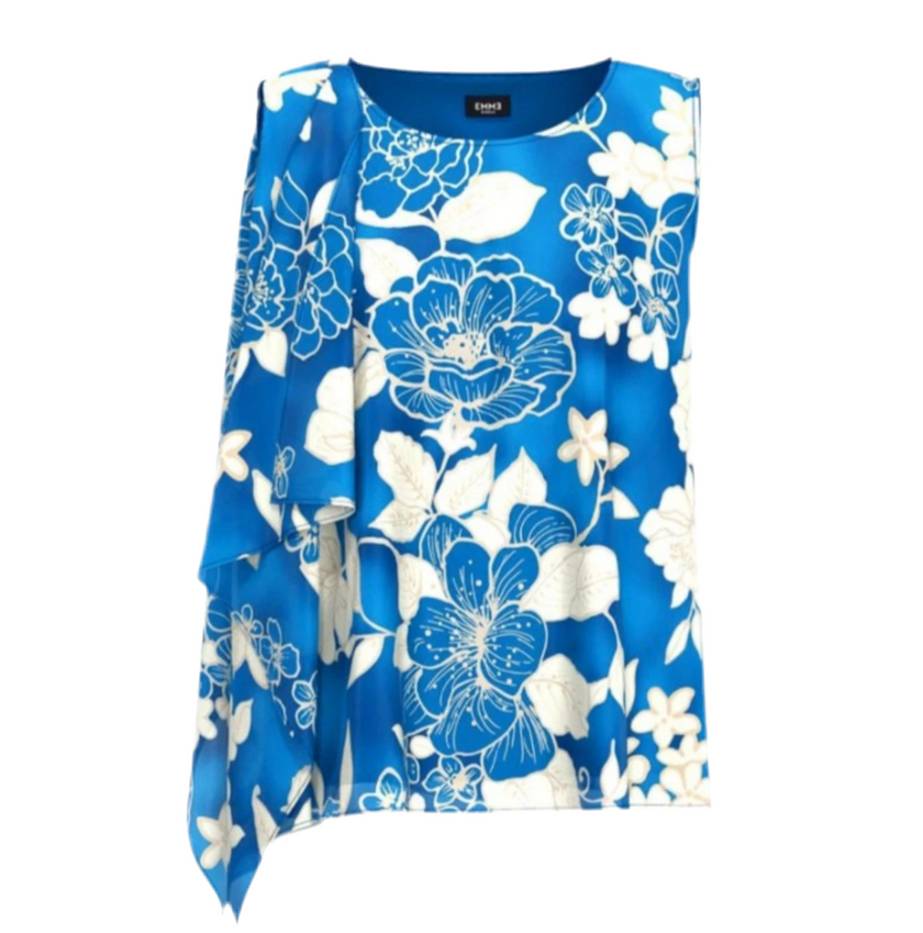 Top in georgette con scollo rotondo EMME MARELLA