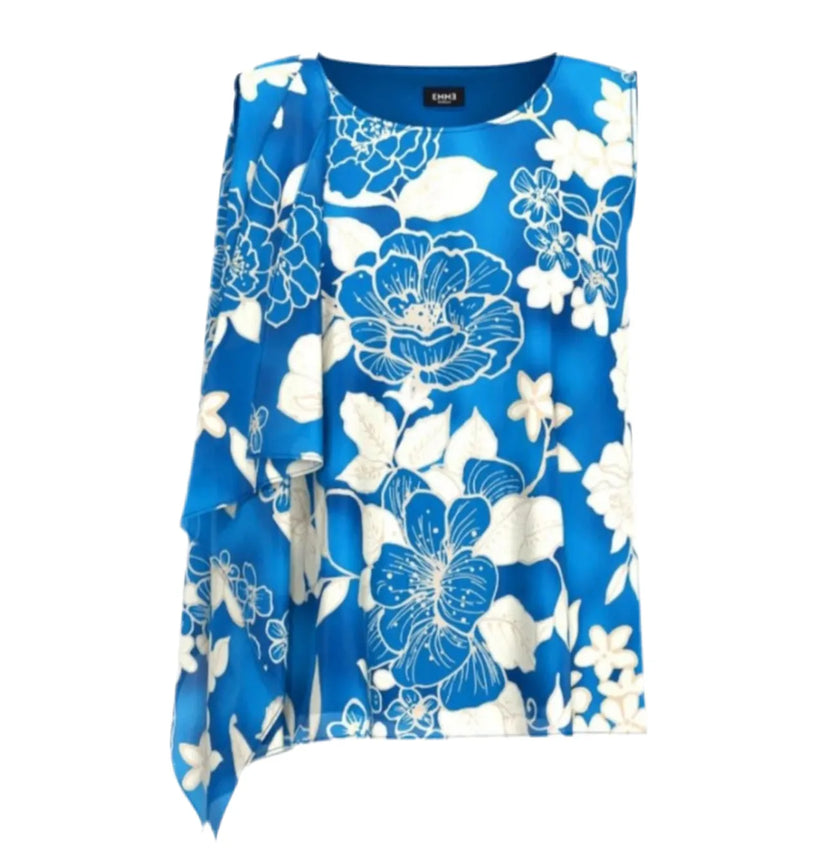 Top in georgette con scollo rotondo EMME MARELLA