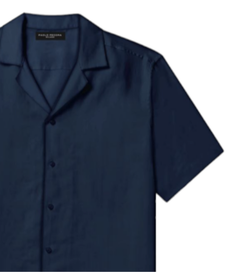 Camicia fit regolare mezza manica PAOLO PECORA