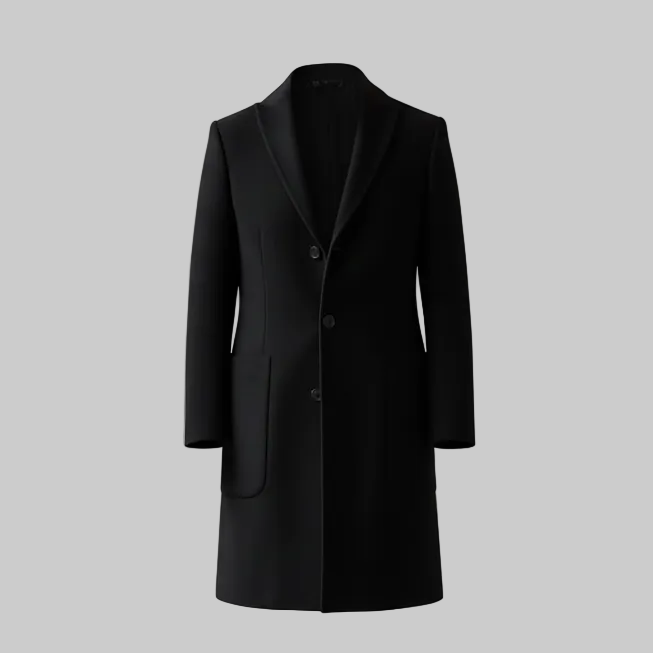 Cappotto MONACO1500 Uomo monopetto con tre bottoni