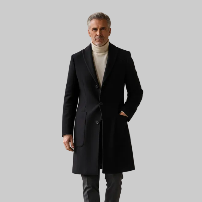 Cappotto MONACO1500 Uomo monopetto con tre bottoni