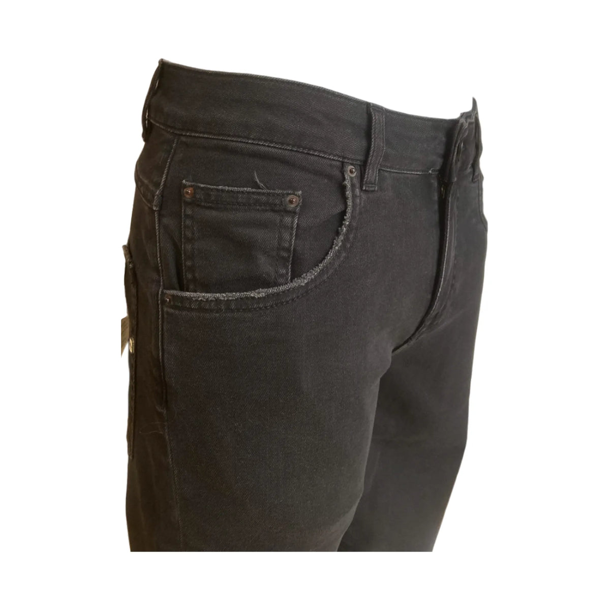 Jeans 5 Tsk Capsule Edition CONCEPT CAMOUFLAGE, Nero — vista retro/laterale | WEMAX