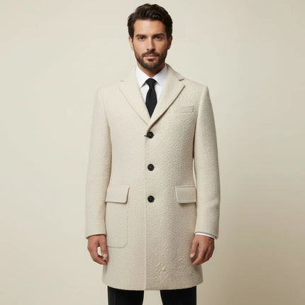 Cappotto MILANO1700 Monopetto e Chiusura a 3 Bottoni