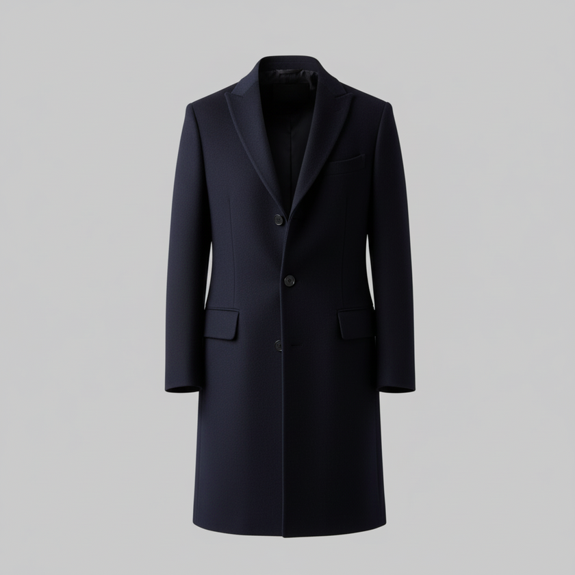 Cappotto MONACO1500 Uomo monopetto con tre bottoni