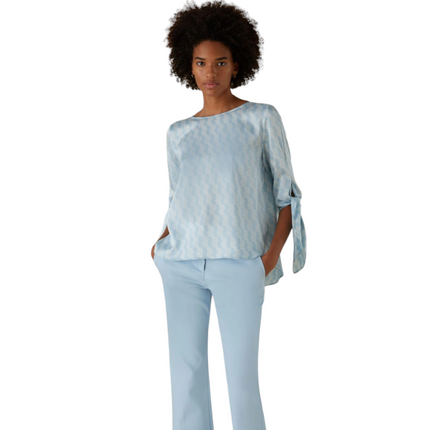 Blusa NABARRO in twill a fantasia