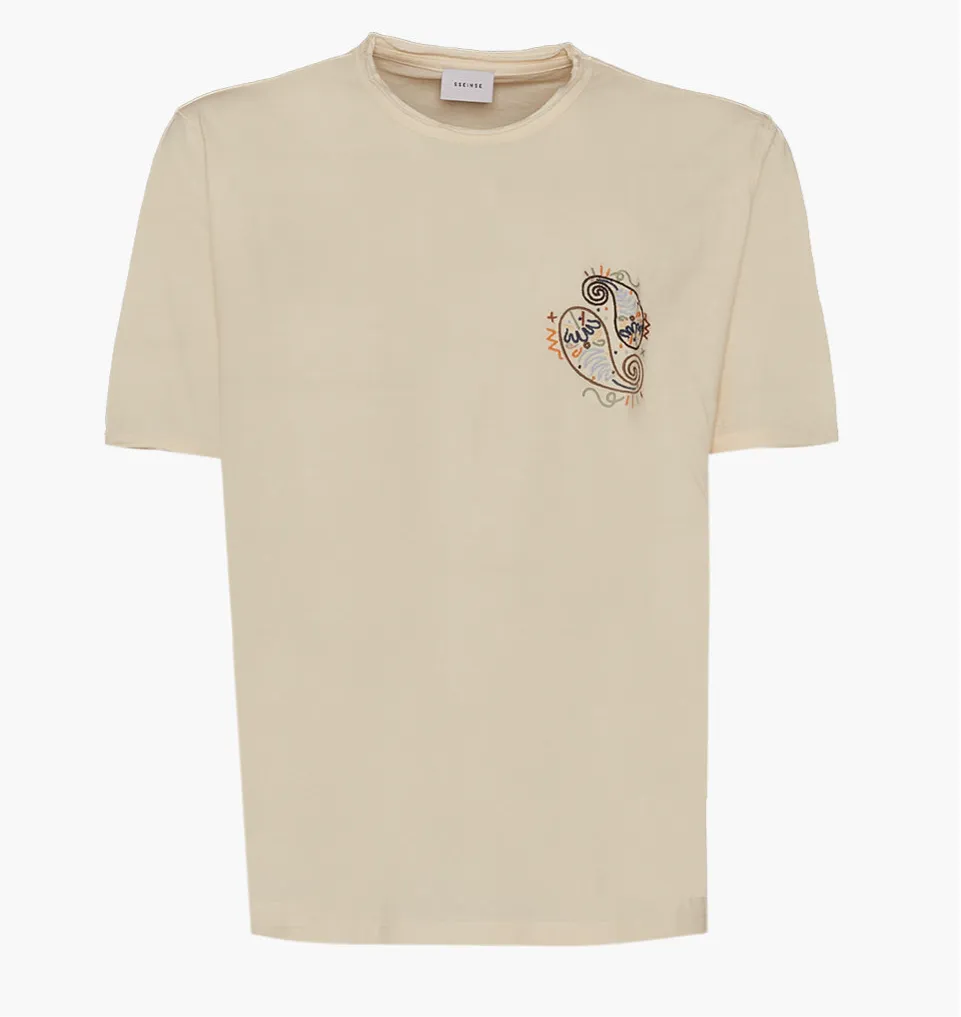 T-Shirt mezza manica con scollo rotondo SSEINSE