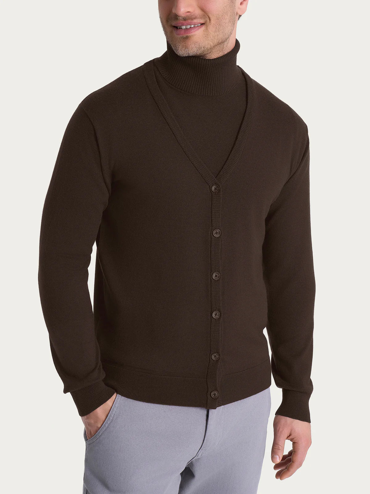 CARDIGAN U854MI IN MAGLIA UNITA