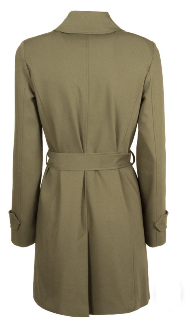 Lined trench coat