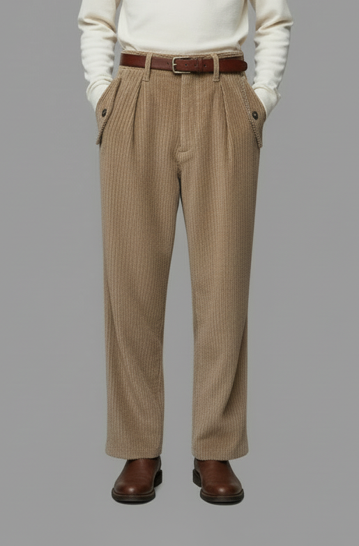 PANTALONE 2569Y ULTIMO IN VELLUTO A COSTE