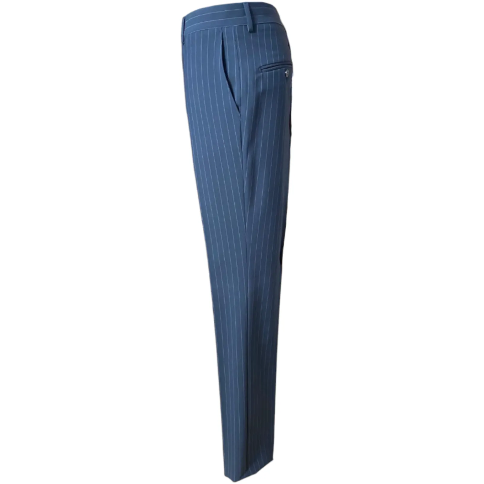 Abito Doppio Petto Rigato con pantalone modello regolare ELIO SANTINI