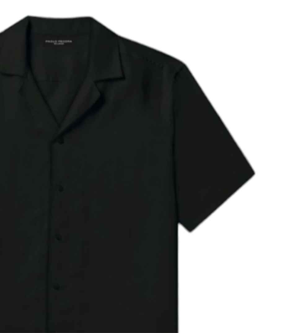 Camicia fit regolare mezza manica PAOLO PECORA