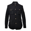 Giacca GI08TPL0156 Sariana in Lana Rasata Nero BERNESE, Blu — vista frontale | WEMAX
