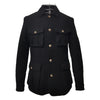 Giacca GI08TPL0156 Sariana in Lana Rasata Nero BERNESE, Blu — vista frontale | WEMAX
