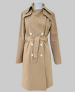 Trench doppio petto con cintura