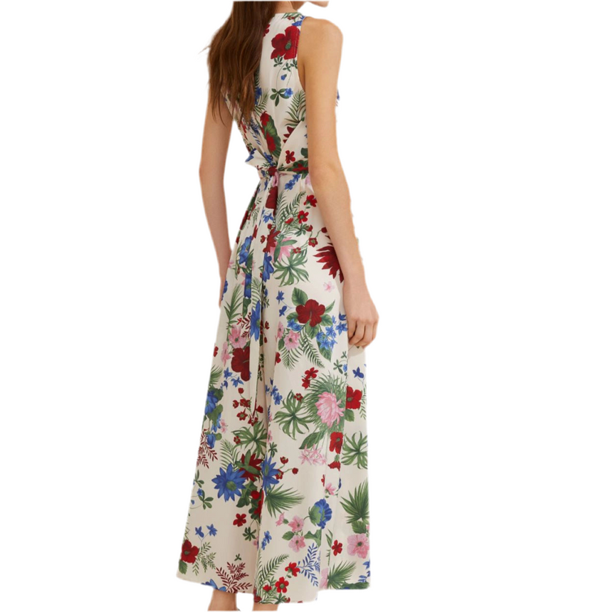 Tuta Giromanica Lunga a Fantasia con Fiocco sul Retro EMME MARELLA