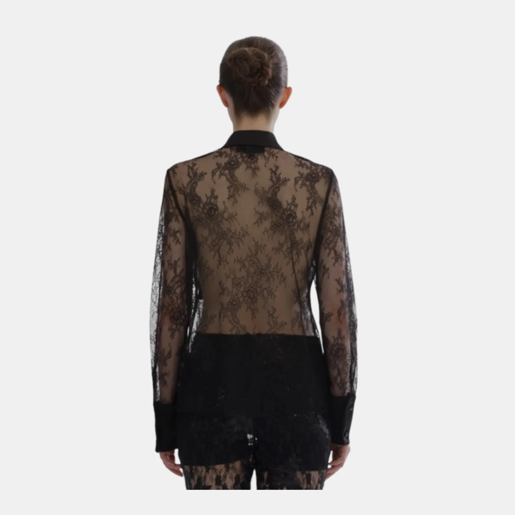 CAMICIA IN MACRAME MODELLO SMOKING