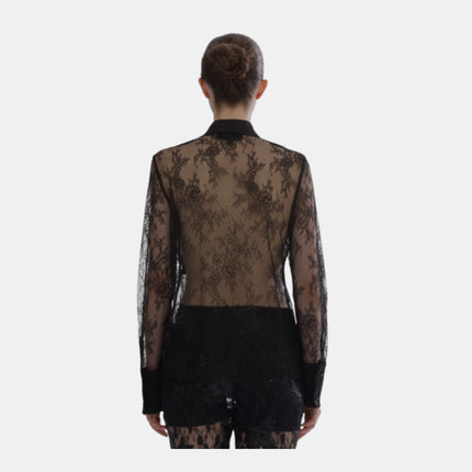 CAMICIA IN MACRAME MODELLO SMOKING