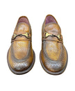 Mocassino in Pelle Intrecciata con Fibbia WOW