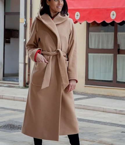 Cappotto Donna a Vestaglia con Collo Sciallato CHIARULLI
