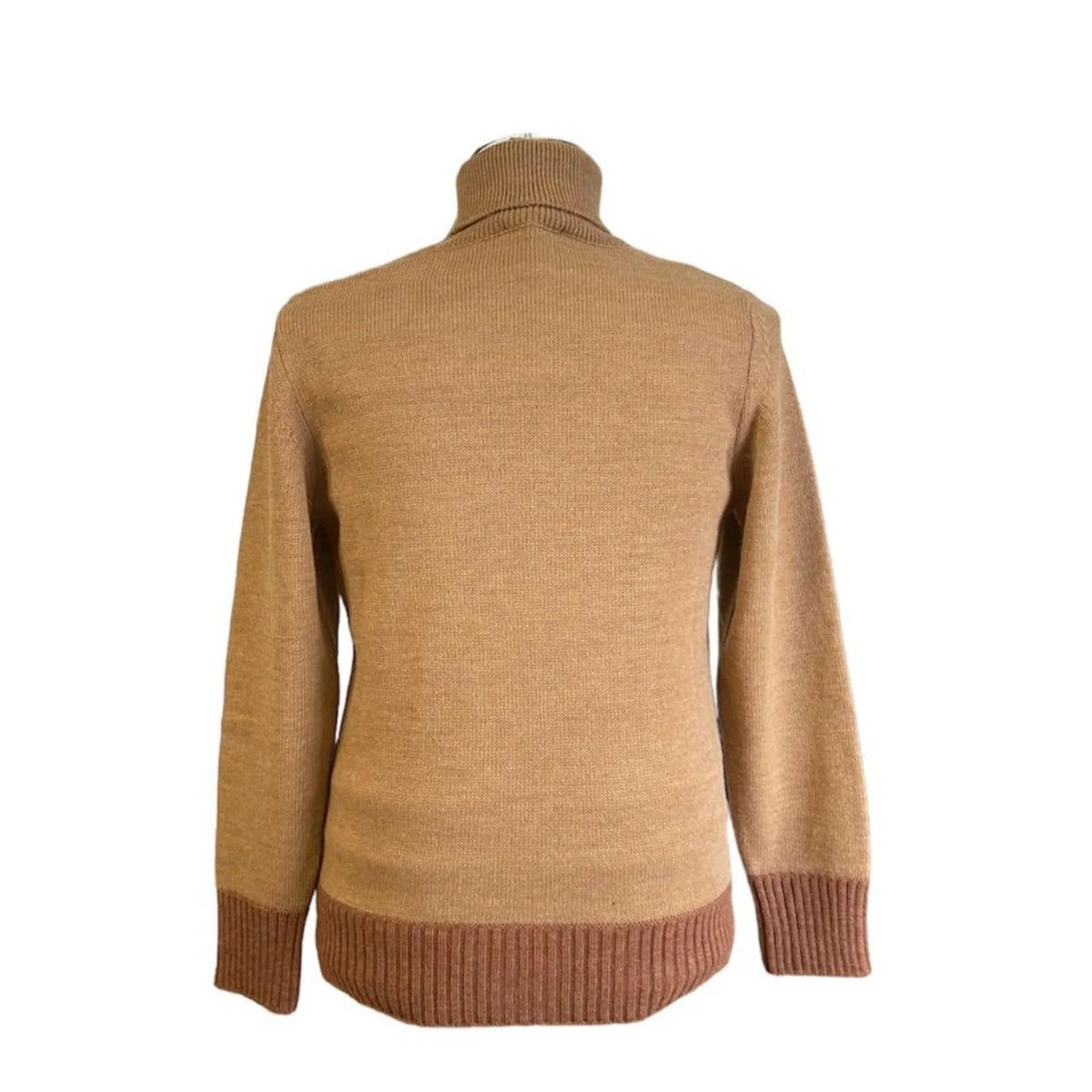 Maglia Collo Alto in Lana ALESSANDRINI — dettaglio tessuto | WEMAX