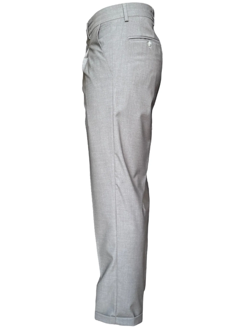 Pantalone con pence e risvolto ELIO SANTINI
