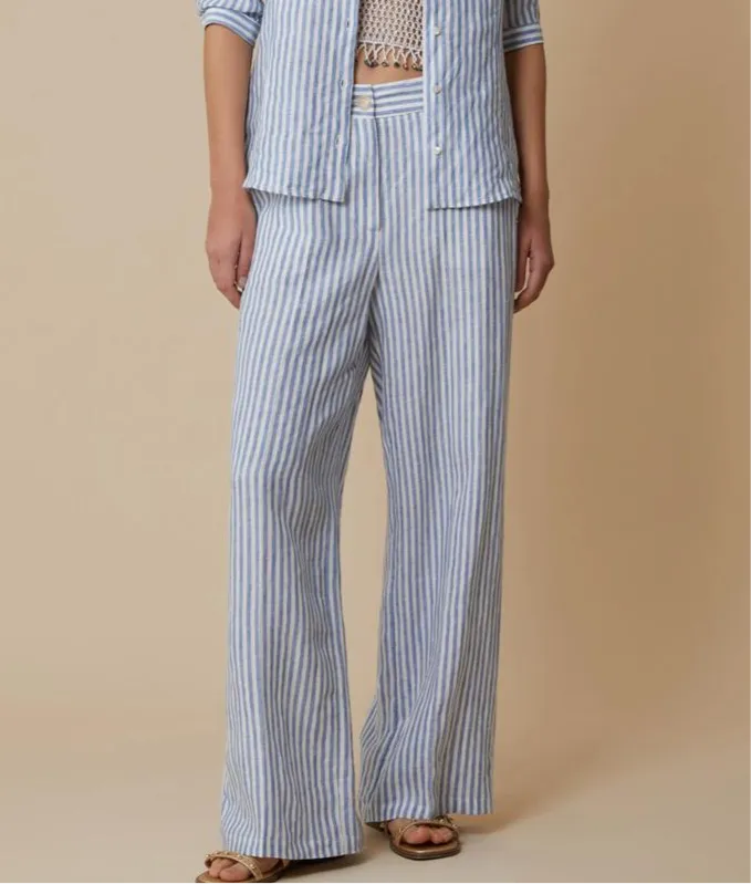 Pantalone Ampio in Lino PENNYBLACK