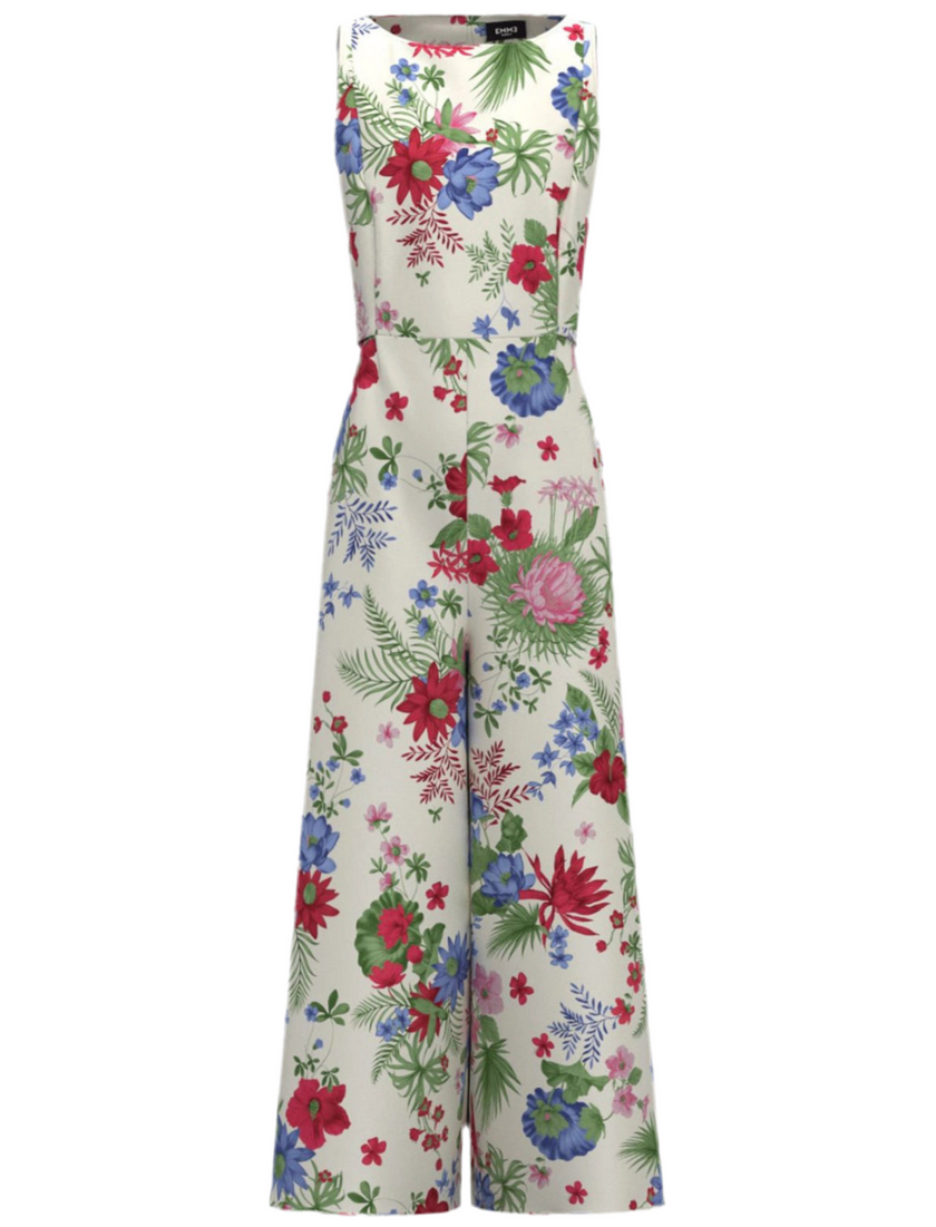 Tuta Giromanica Lunga a Fantasia con Fiocco sul Retro EMME MARELLA