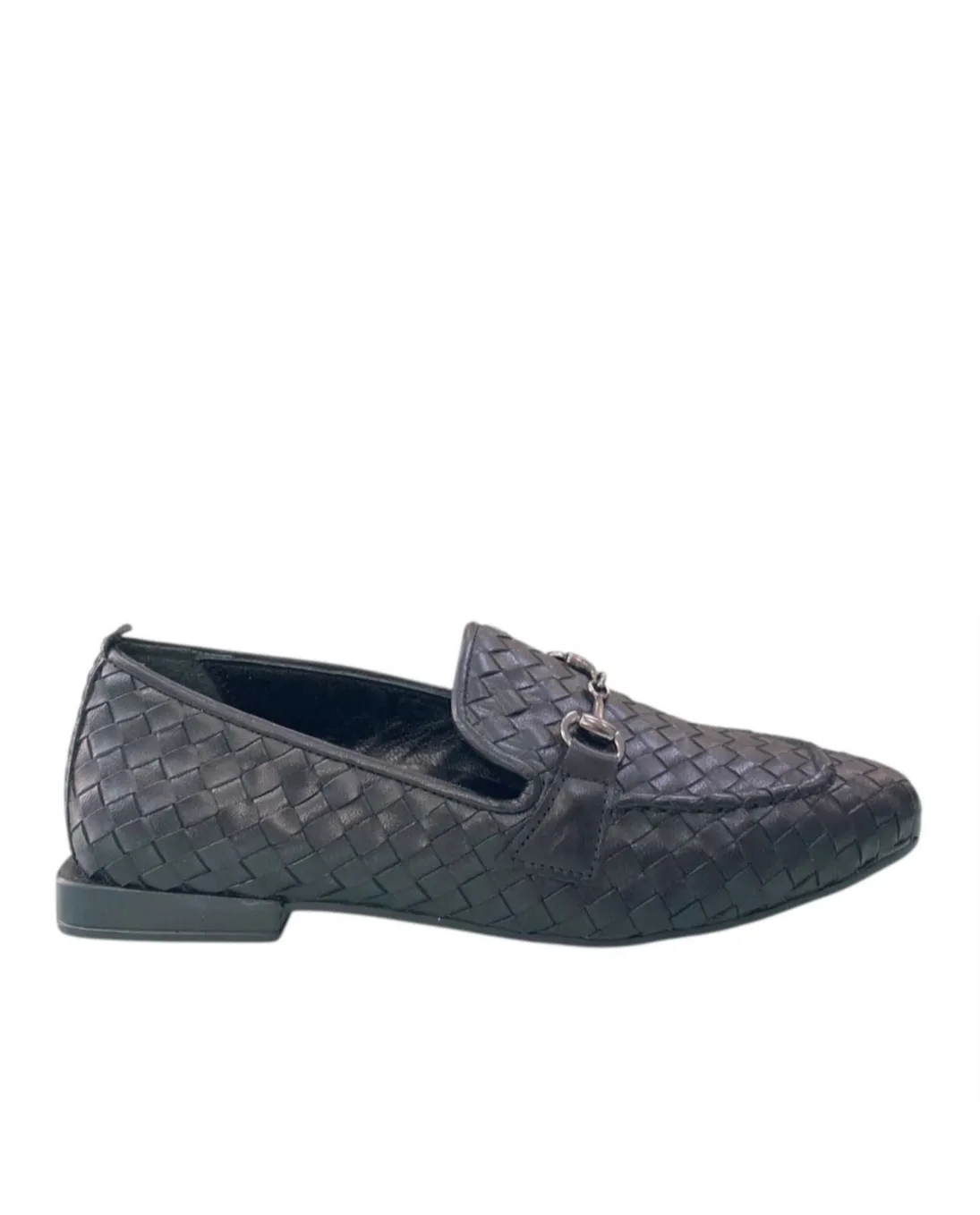 Mocassino intrecciato in pelle PIXY