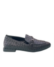 Mocassino intrecciato in pelle PIXY