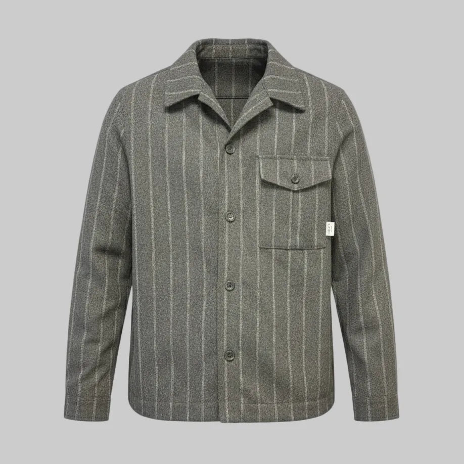 CAMICIA 7701 Musica OVER FIT GESSATA ALTATENSIONE — vista frontale | WEMAX