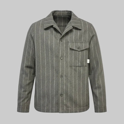 CAMICIA 7701 Musica OVER FIT GESSATA ALTATENSIONE — vista frontale | WEMAX